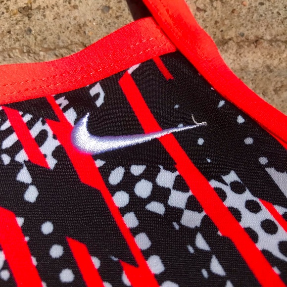 Salmon Pink Nike Racing Swimsuit - 34 - Picture 3 of 5